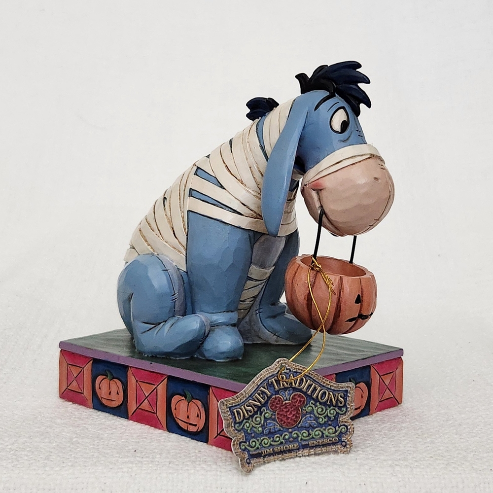 Jim Shore Disney Melancholy Mummy Eeyore from Winnie the Pooh Halloween New